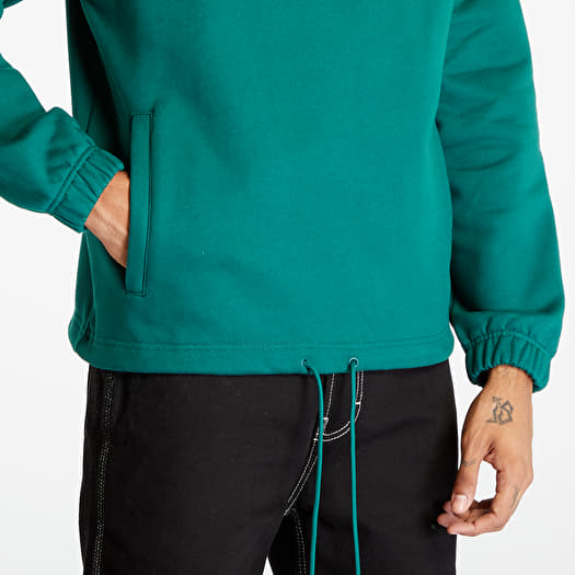 Hoodies and sweatshirts adidas Contempo Halfzip Crew Sweatshirt Collegiate  Green | Footshop