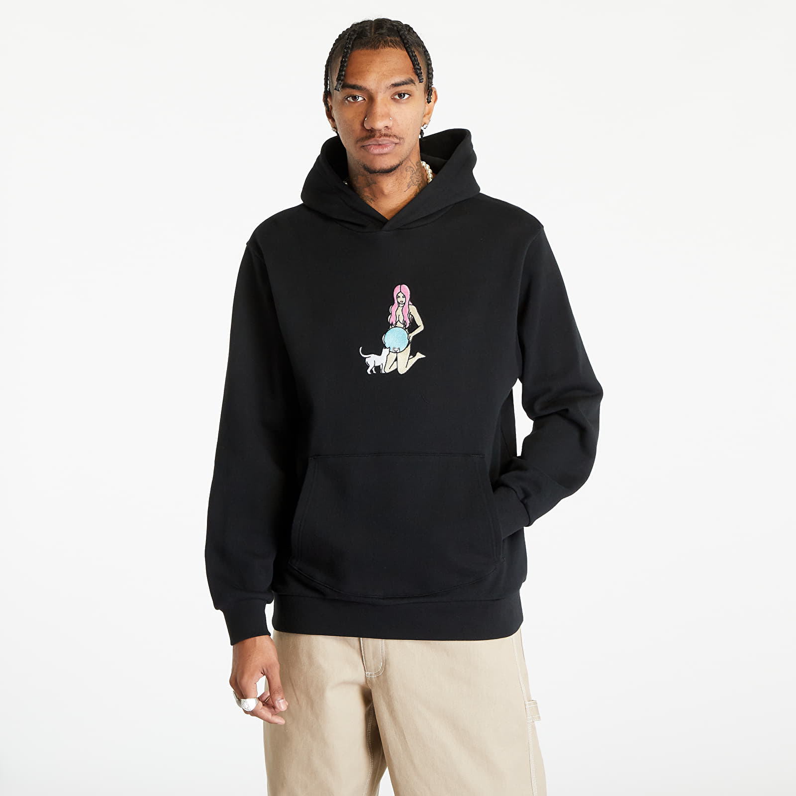 Kapucnis pulóverek és pulcsik RIPNDIP Mirror Mirror Hoodie Black
