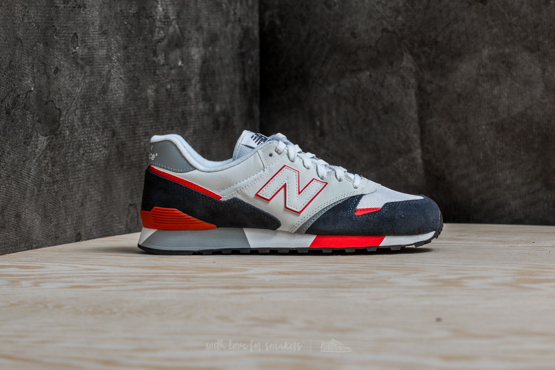 Men s shoes New Balance 446 White Navy Red Footshop