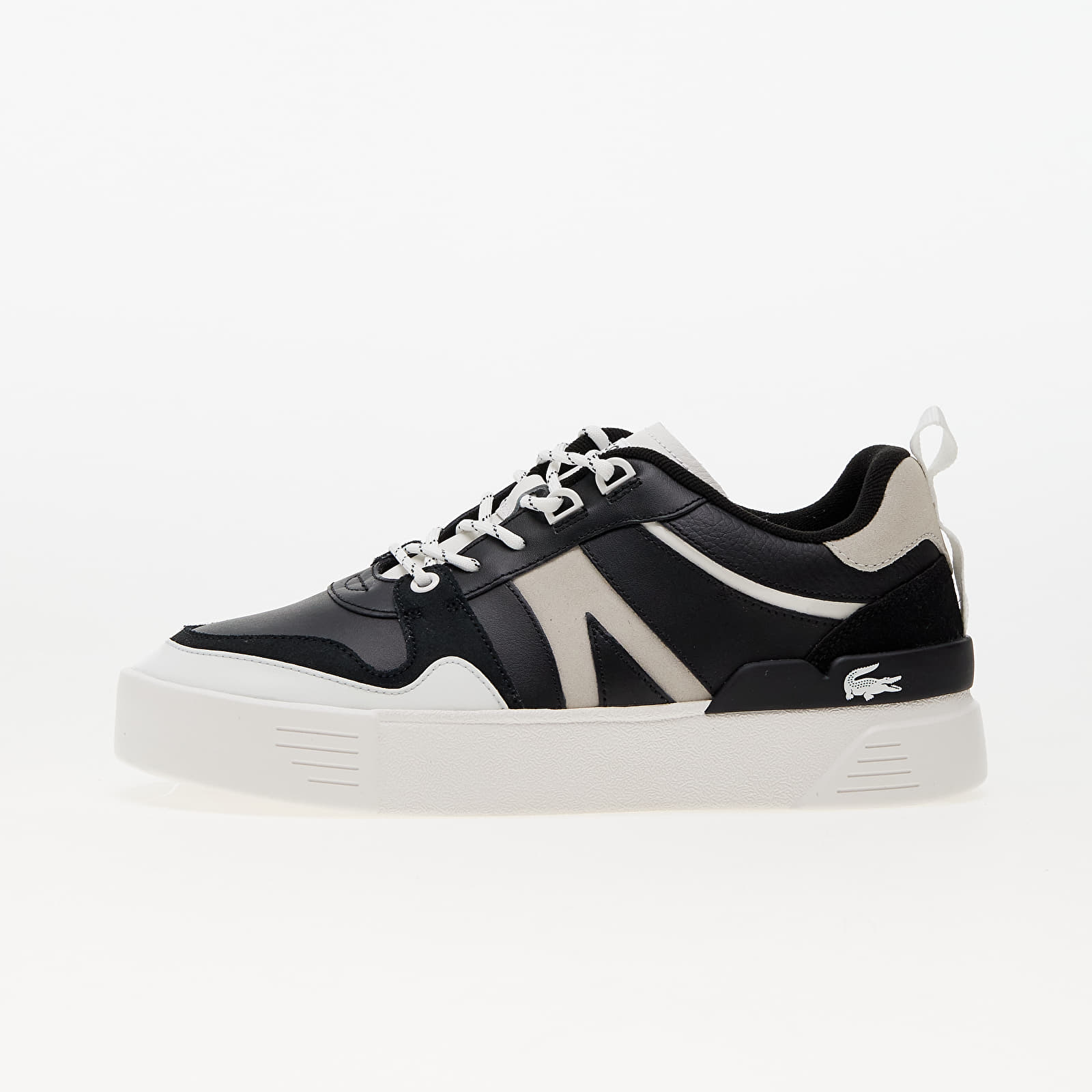 Women s shoes LACOSTE L002 Black White Footshop