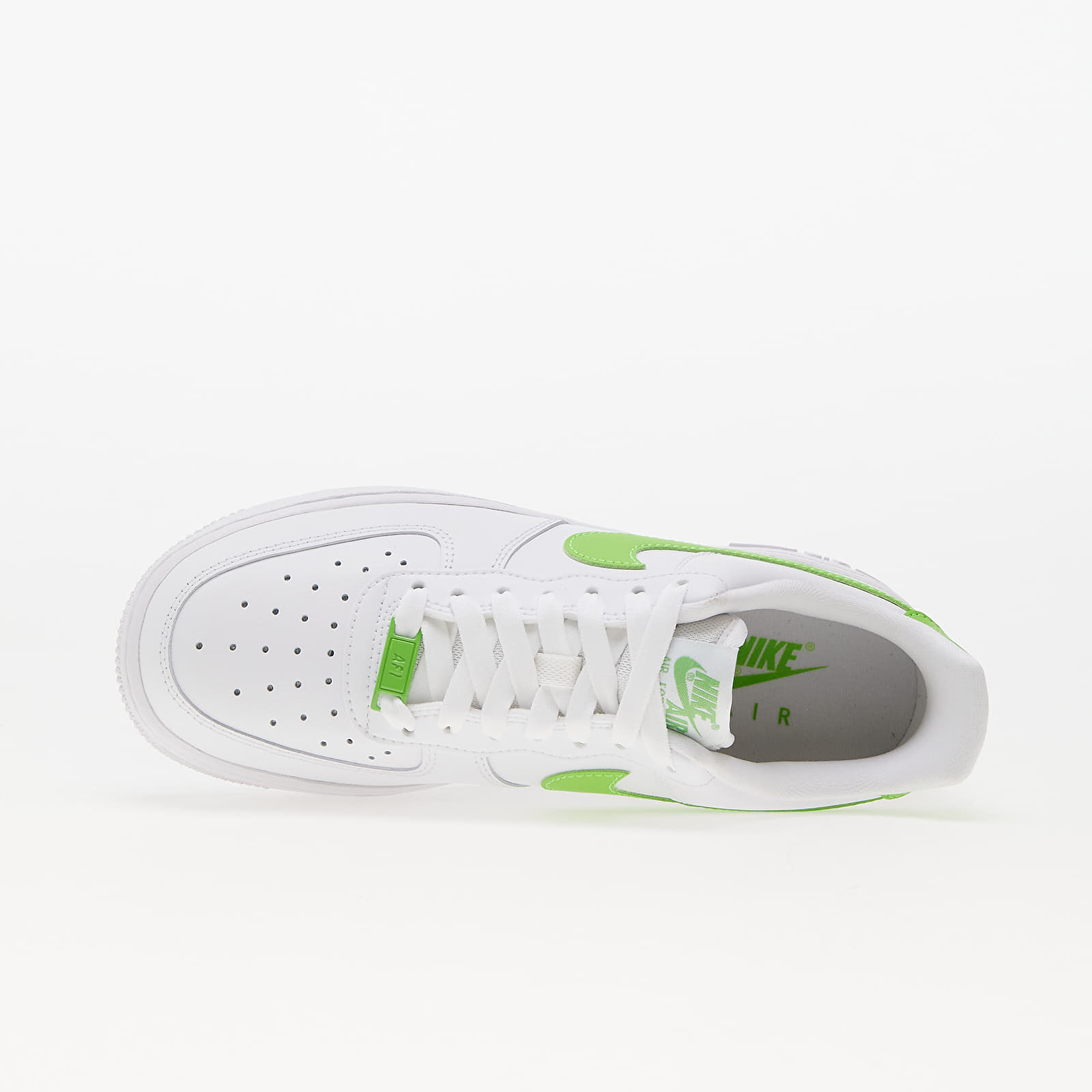 Women s shoes Nike W Air Force 1 07 White Action Green Footshop