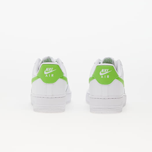 Women s shoes Nike W Air Force 1 07 White Action Green Footshop