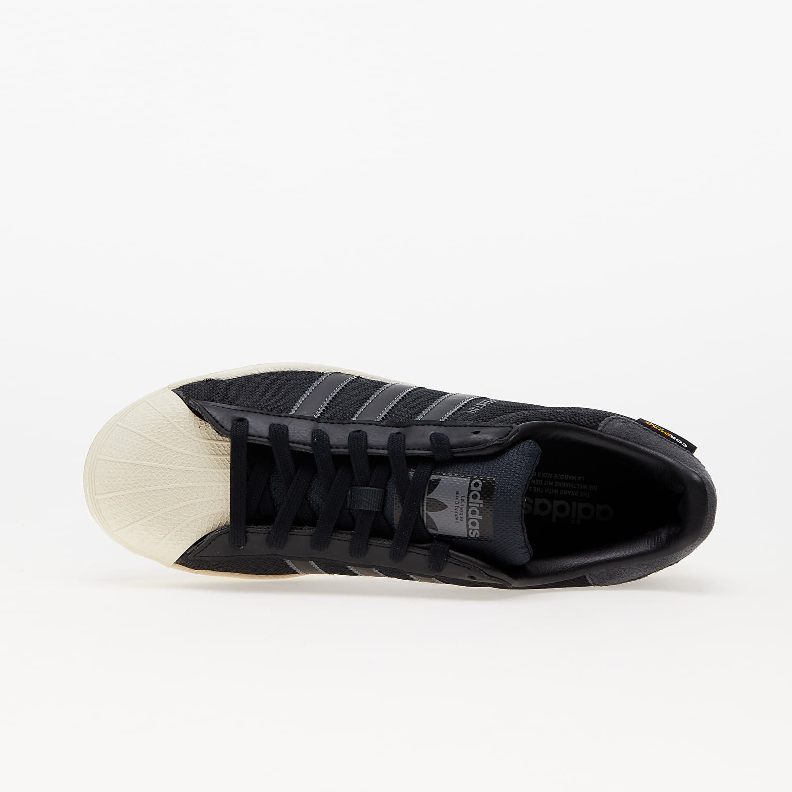 Men s shoes adidas Superstar Core Black Carbon Grey Four Footshop