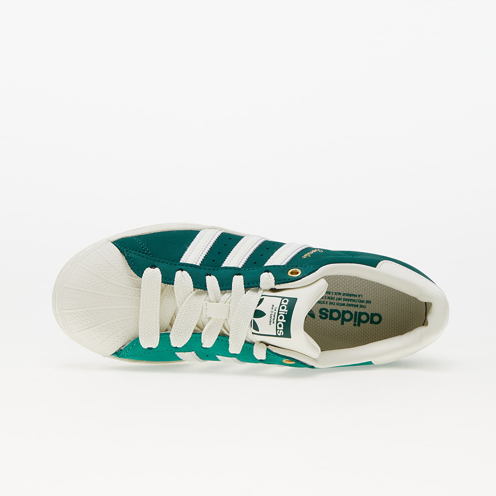 Womens green cheap superstars