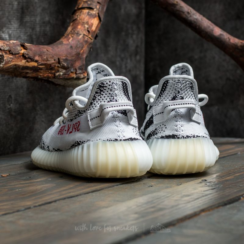 Yeezy Boost 350 V2 White/ Core Black/ Red | Footshop