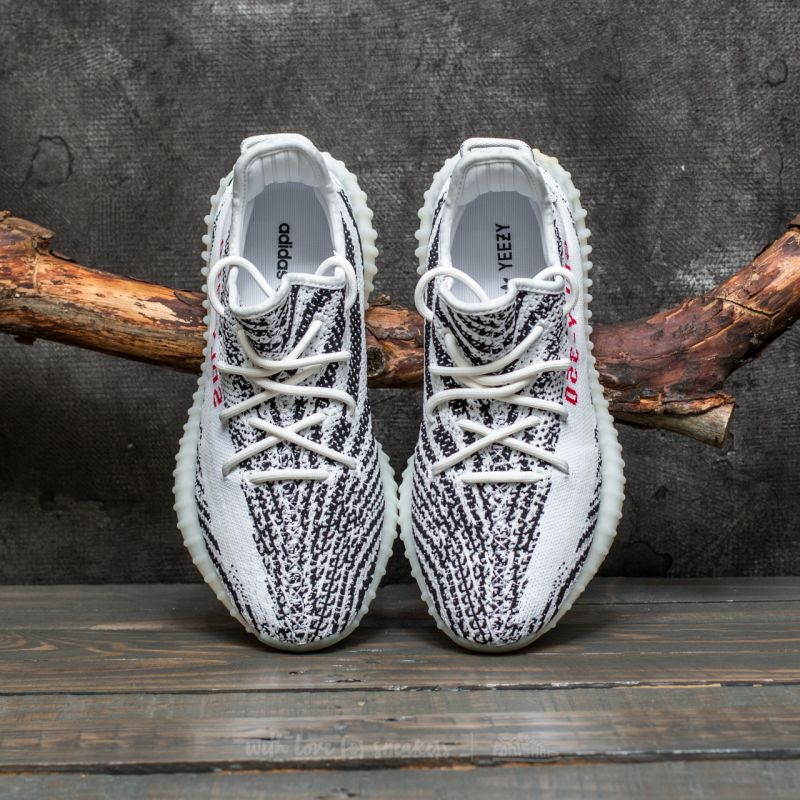 Yeezy Boost 350 V2 White/ Core Black/ Red | Footshop