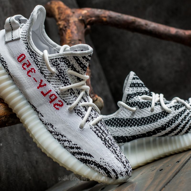 Yeezy Boost 350 V2 White/ Core Black/ Red | Footshop