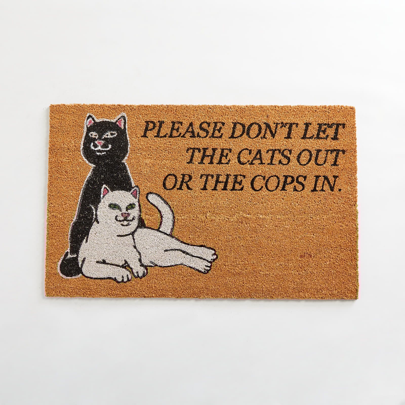 Ostatní doplňky RIPNDIP Don’t Let The Cops In Rug Brown
