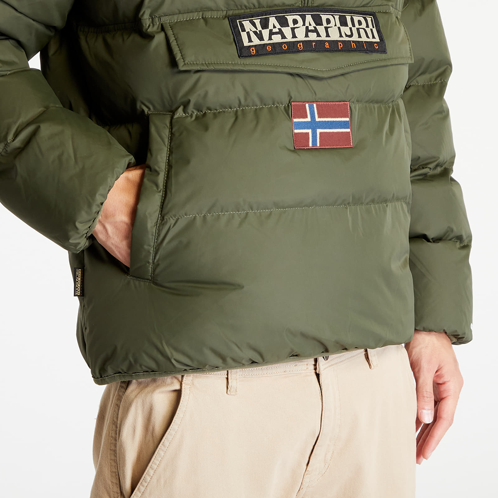Giacche Napapijri Rainforest Op Winter Puffer Green Depths