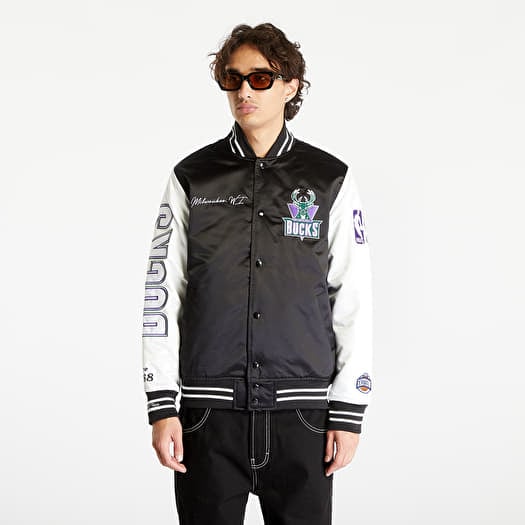 Mitchell and ness bucks jacket hotsell