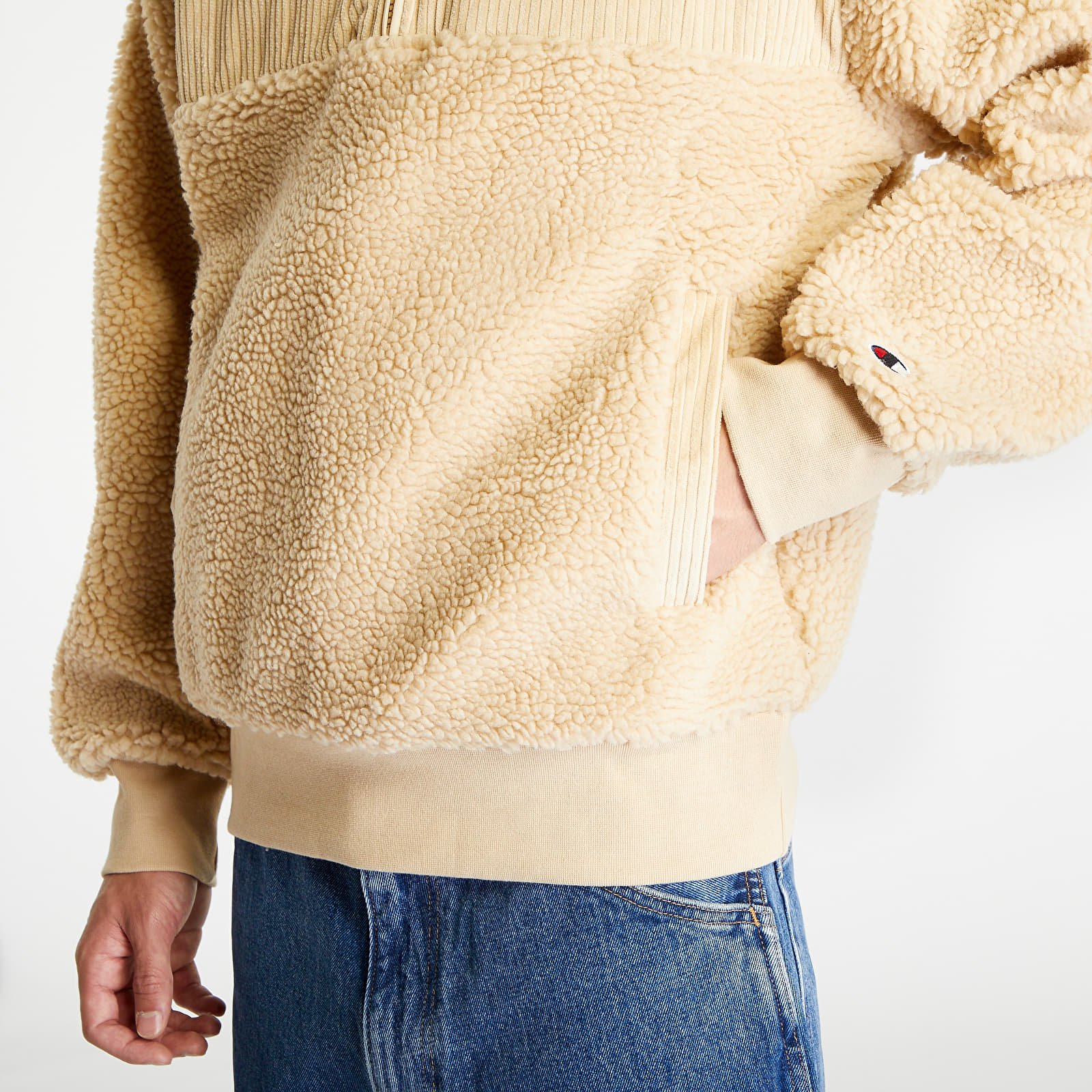 Champion half zip sweater 7s hot sale
