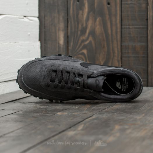 Men s shoes Nike Waffle Racer 17 Leather Anthracite Black Black Footshop
