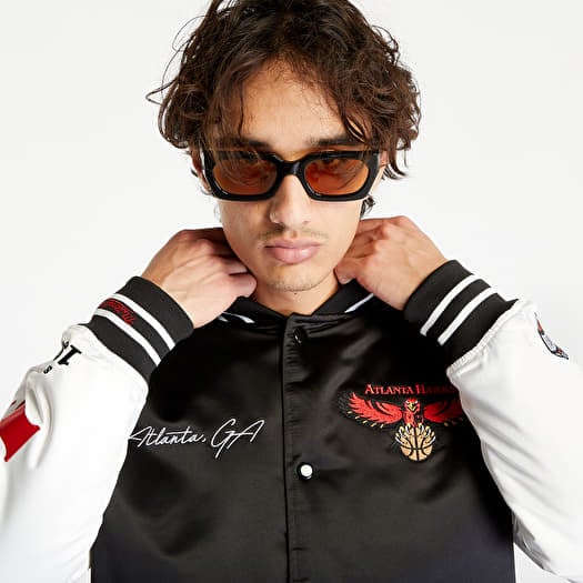 Atlanta hawks mitchell sale and ness jacket