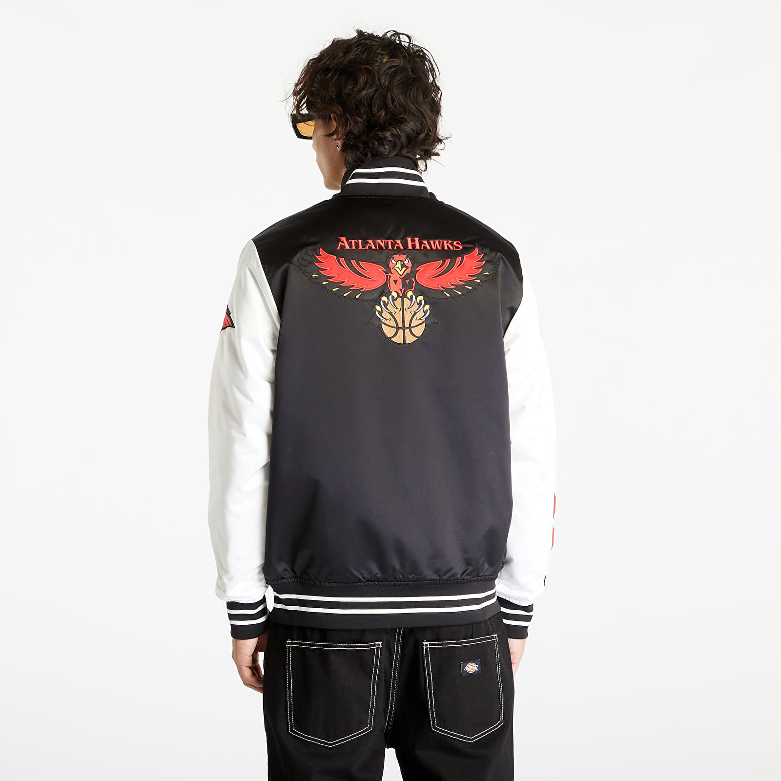 Kabátok Mitchell & Ness Atlanta Hawks Team Origins Jacket Black