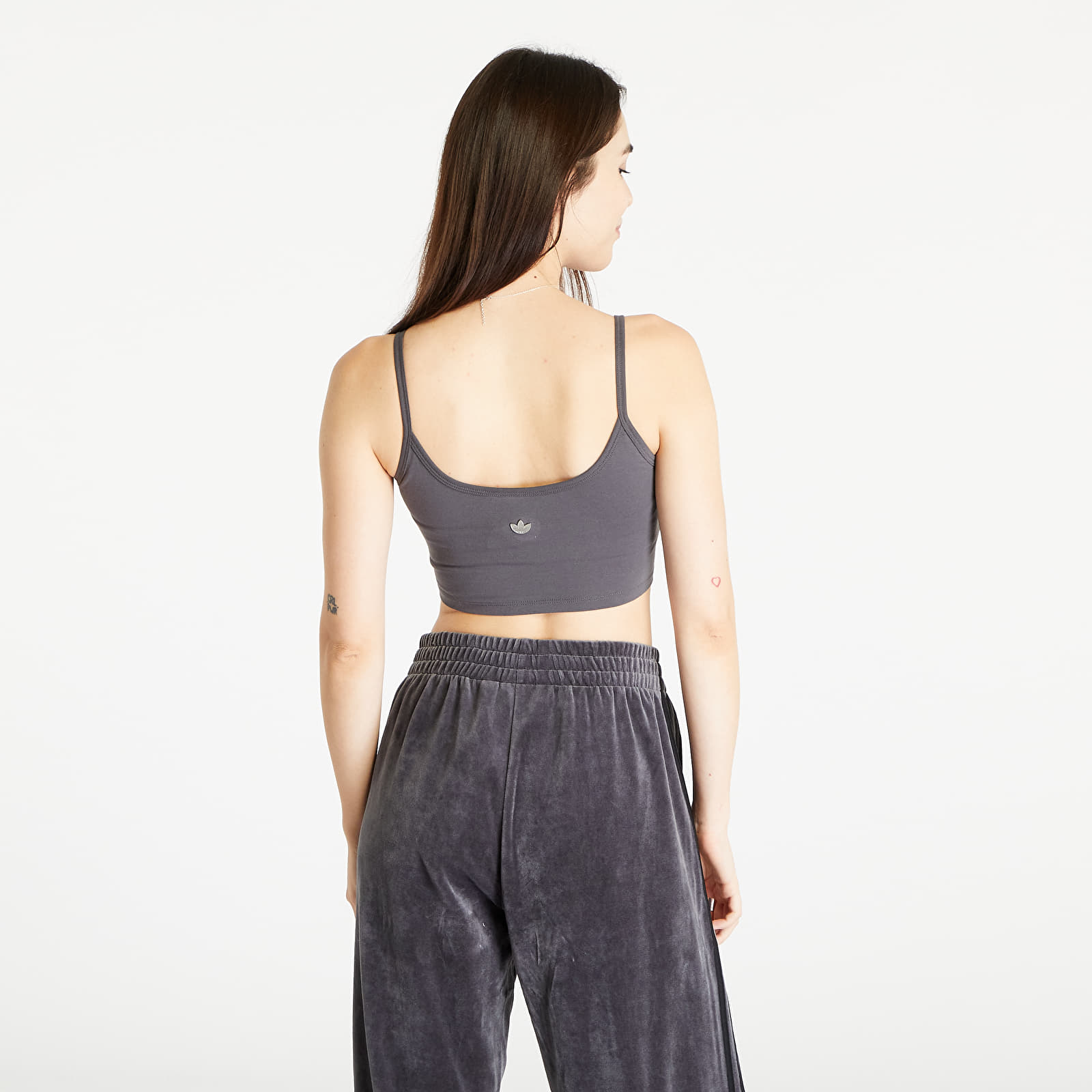 Melltartók adidas Bra Top Grey Six
