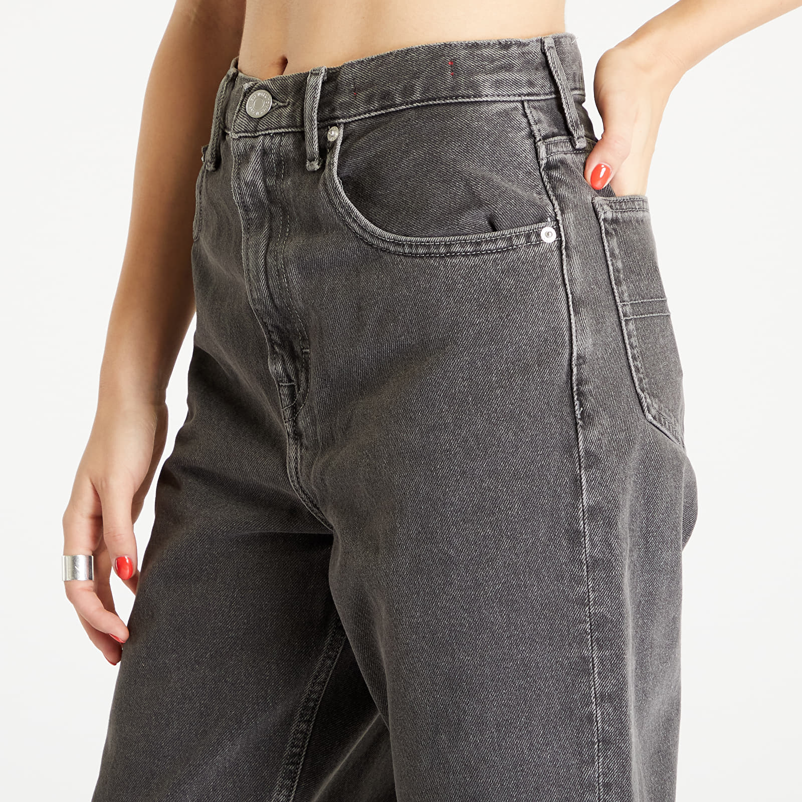 Jeans Tommy Jeans Mom Jean Ultra High Rise Tapered Denim Black