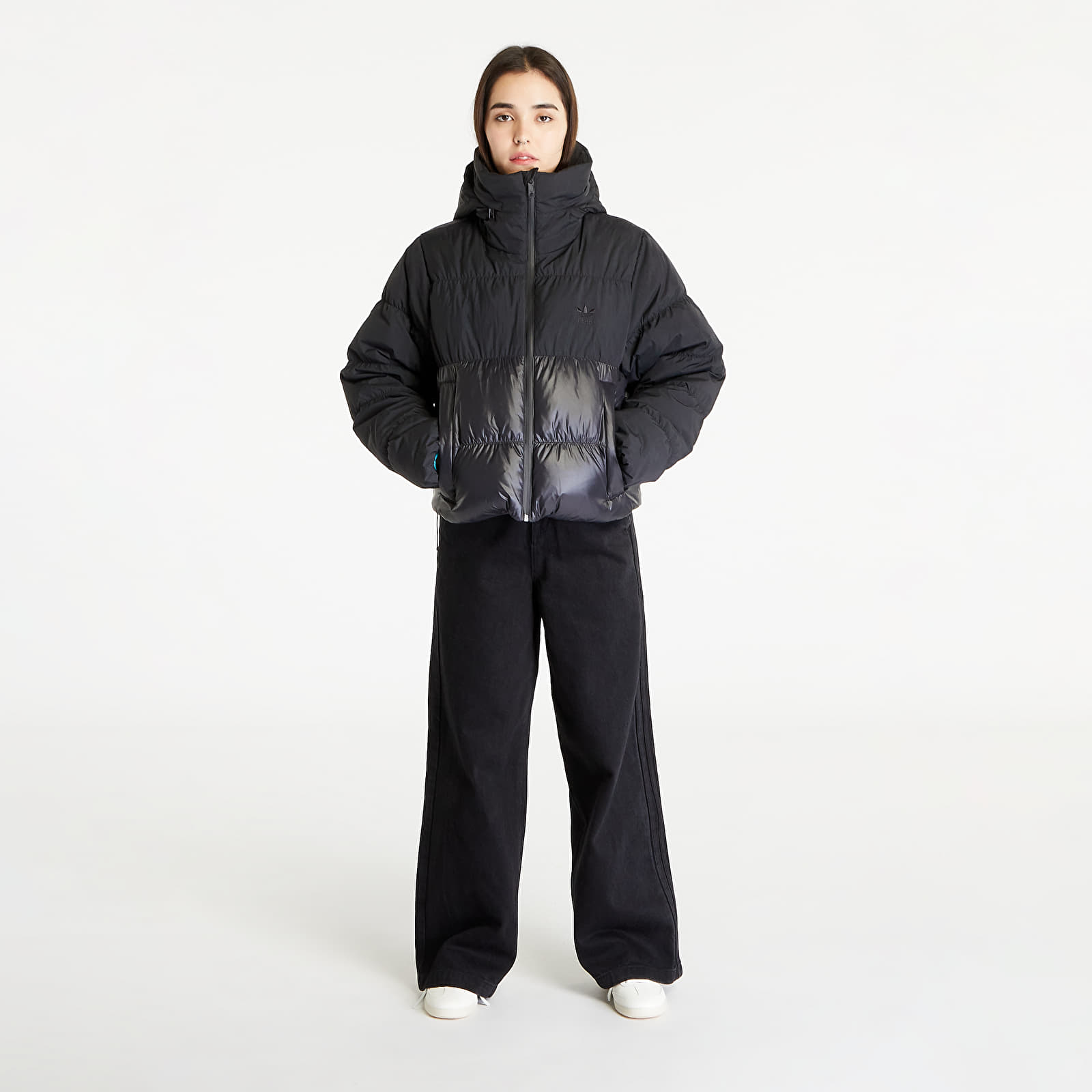 Kabátok adidas Regen Cropped Jacket Black