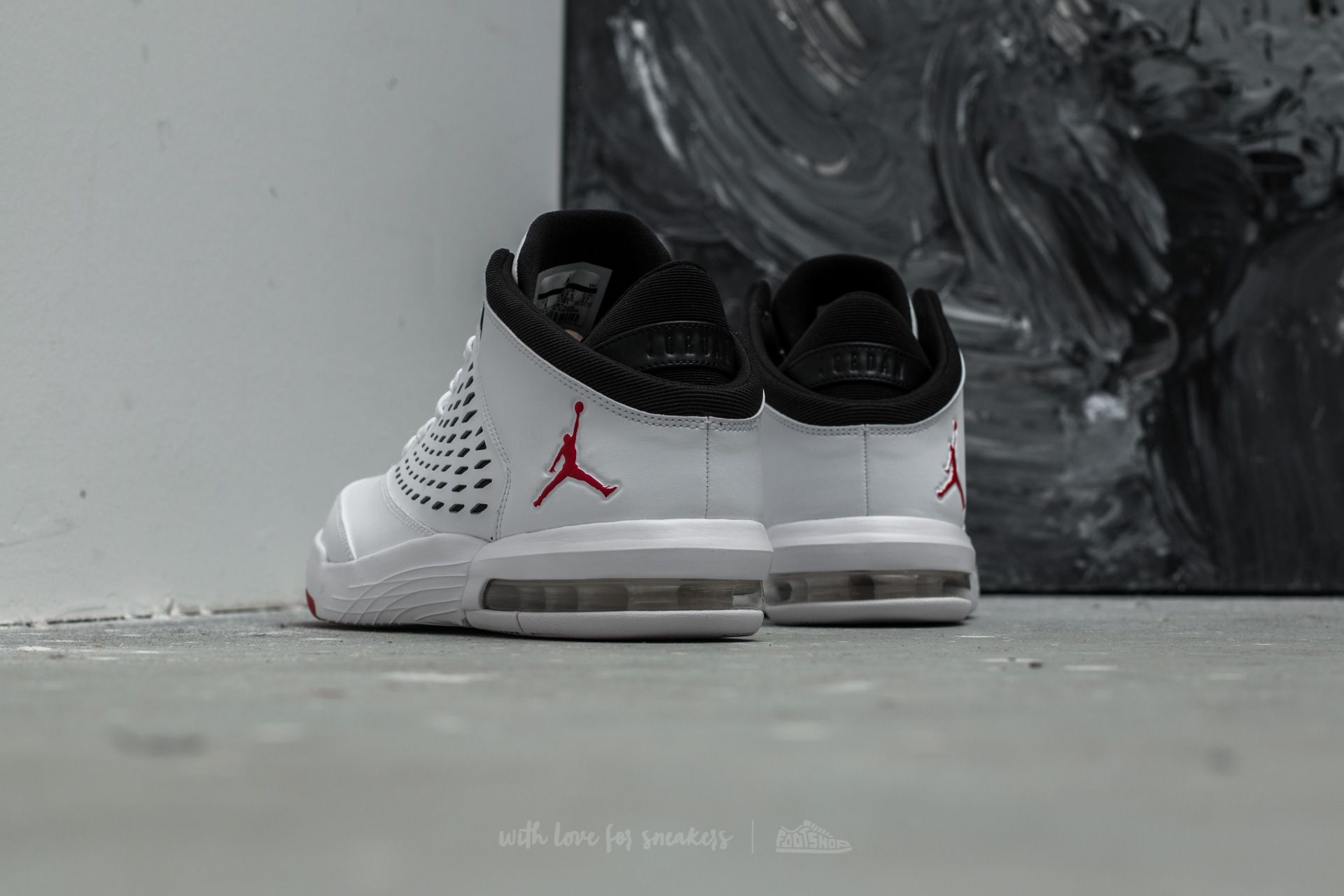 Men s shoes Jordan Flight Origin 4 White Gym Red Black Footshop