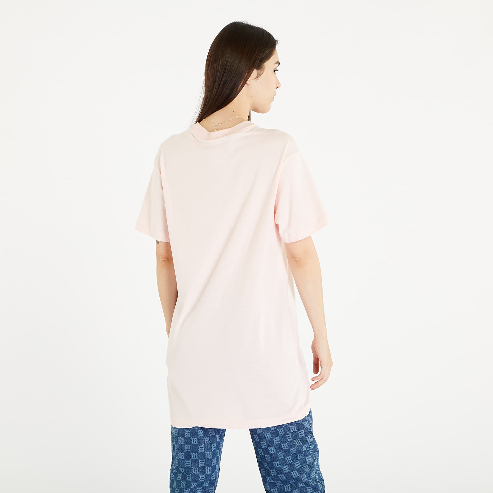 Šaty Nike NSW Essential Short Sleeve Dress Atmosphere/ White
