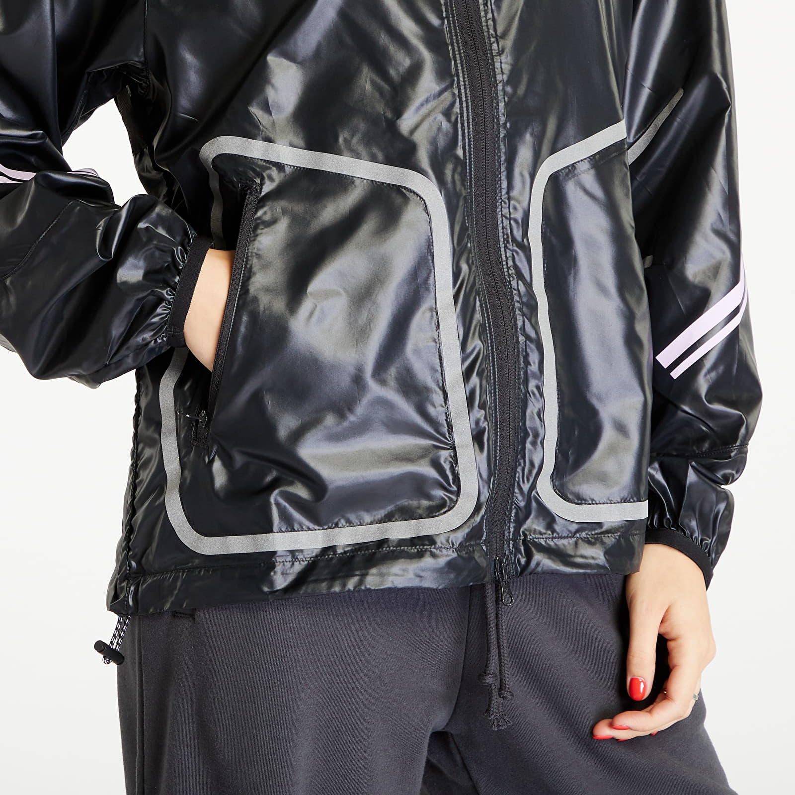 Impermeabile adidas x Stella McCartney TruePace Running Jacket Black