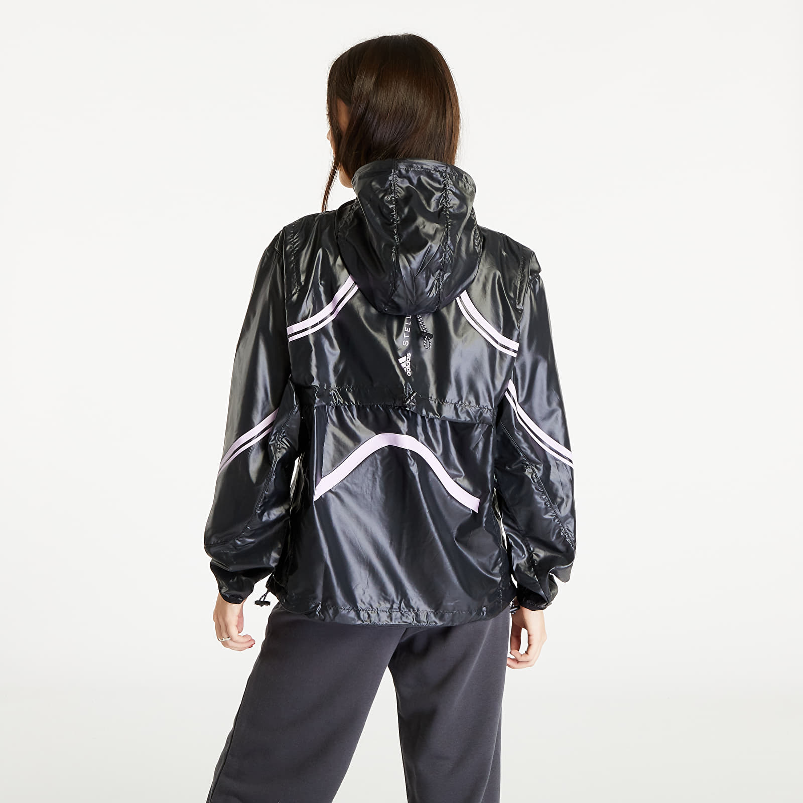 Impermeabile adidas x Stella McCartney TruePace Running Jacket Black