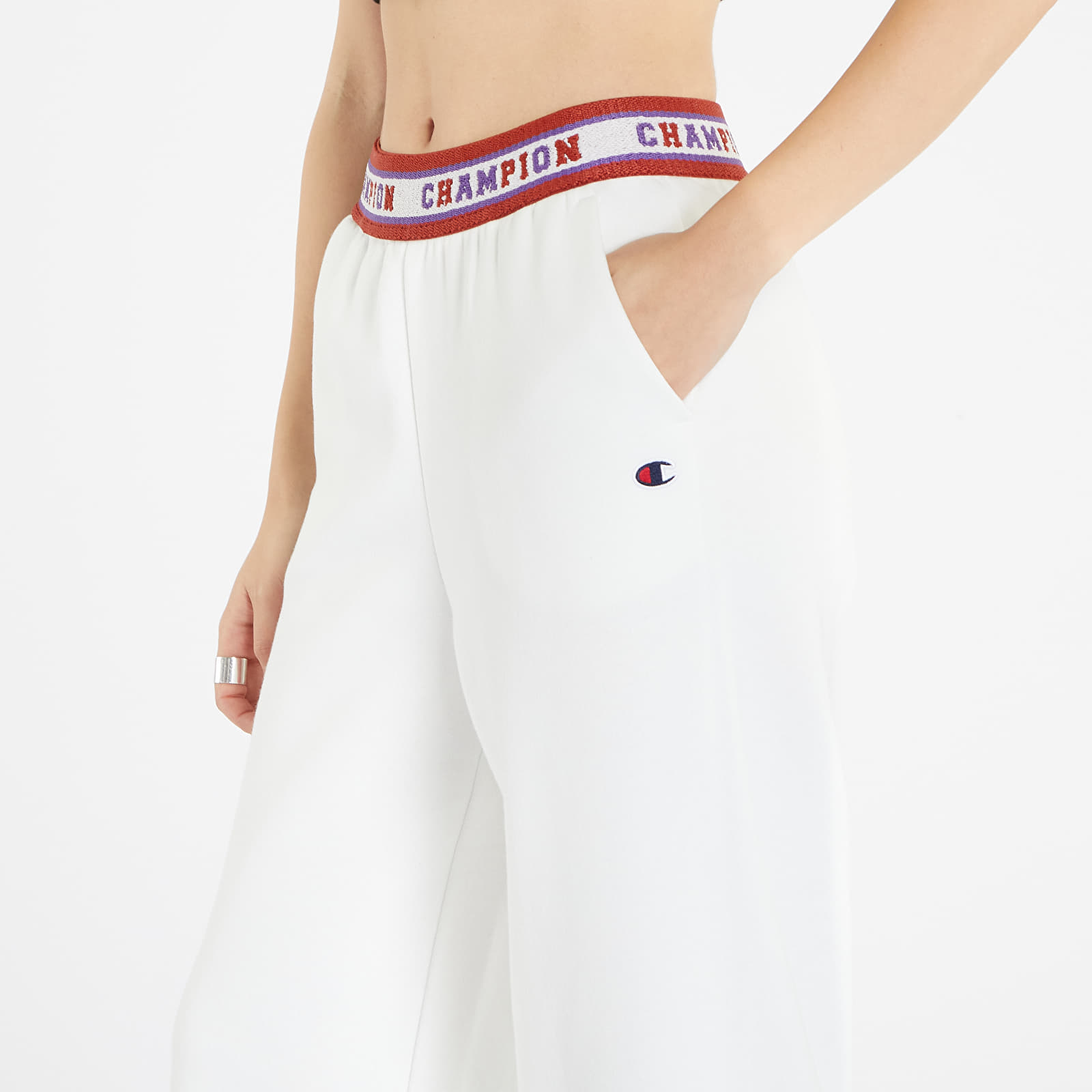 Spodnie Champion Wide Leg Pants White