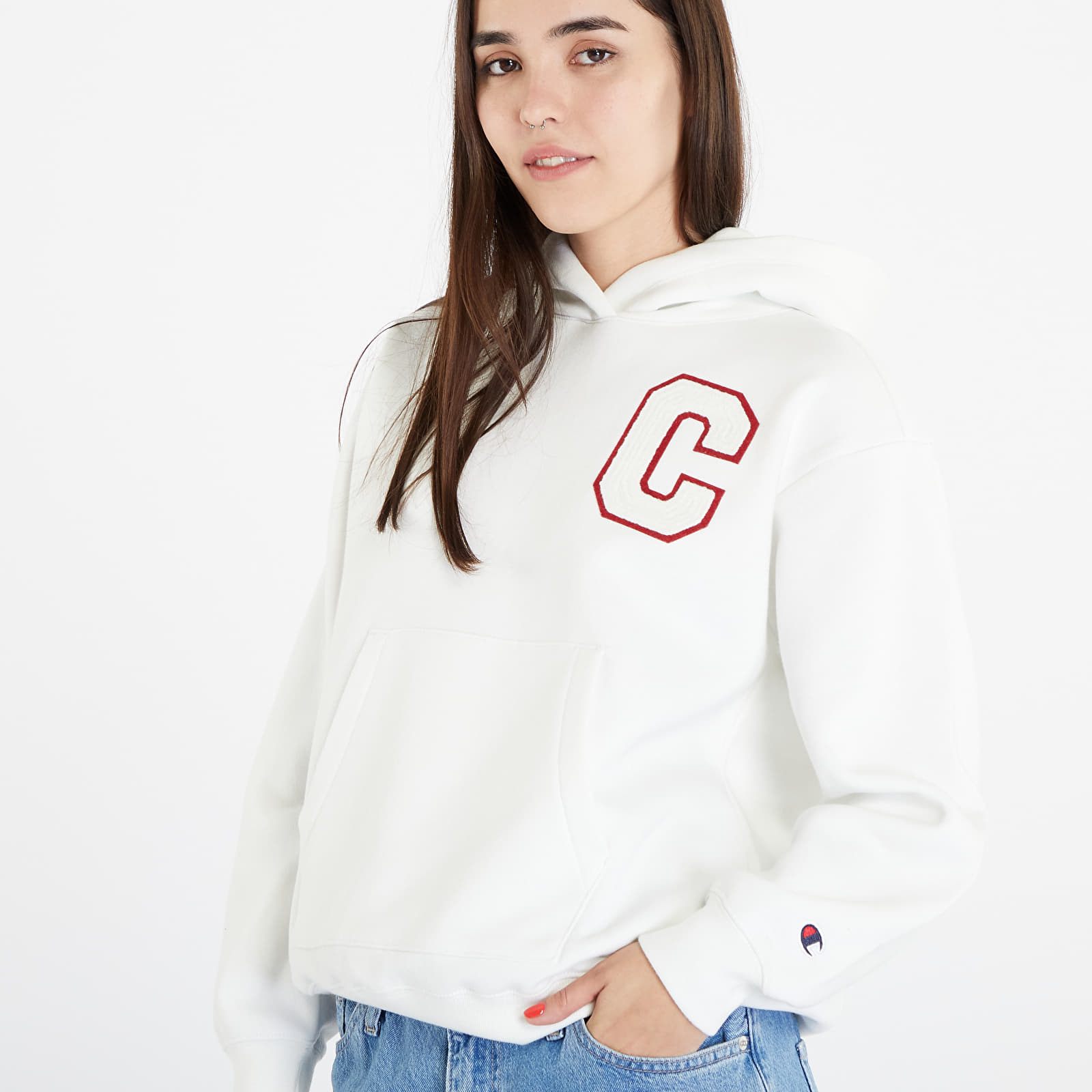 Hanorace Champion Hooded Sweatshirt White