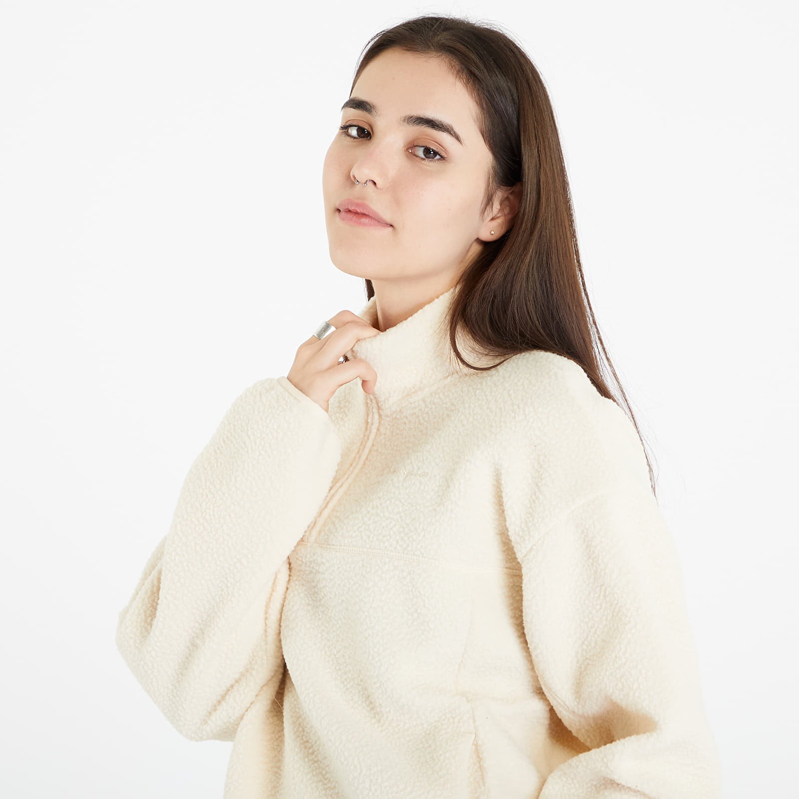 Hettegensere og sweatshirts Champion Half Zip Sweatshirt Creamy