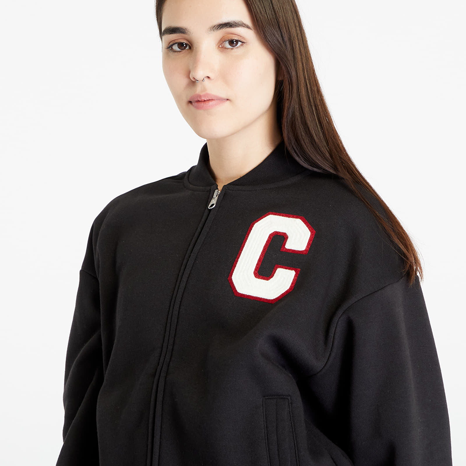 Mikiny Champion Bomber Sweatshirt Black