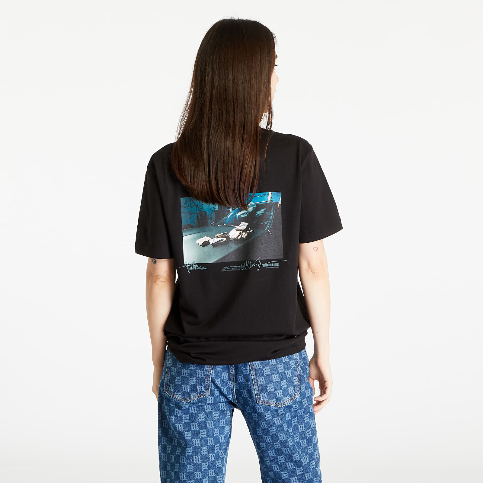 Pólók Footshop Money Ride T-Shirt UNISEX Black