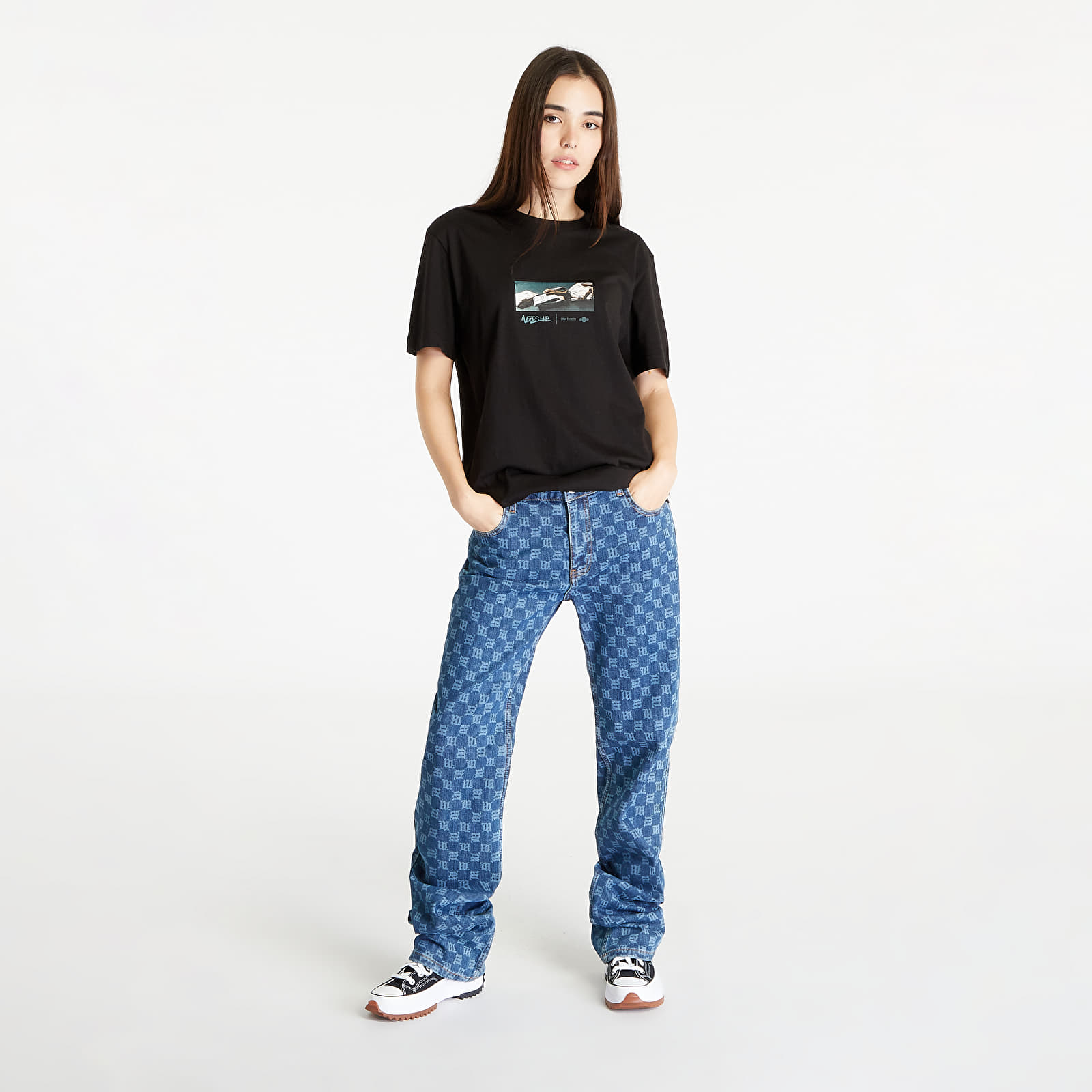 Pólók Footshop Money Ride T-Shirt UNISEX Black