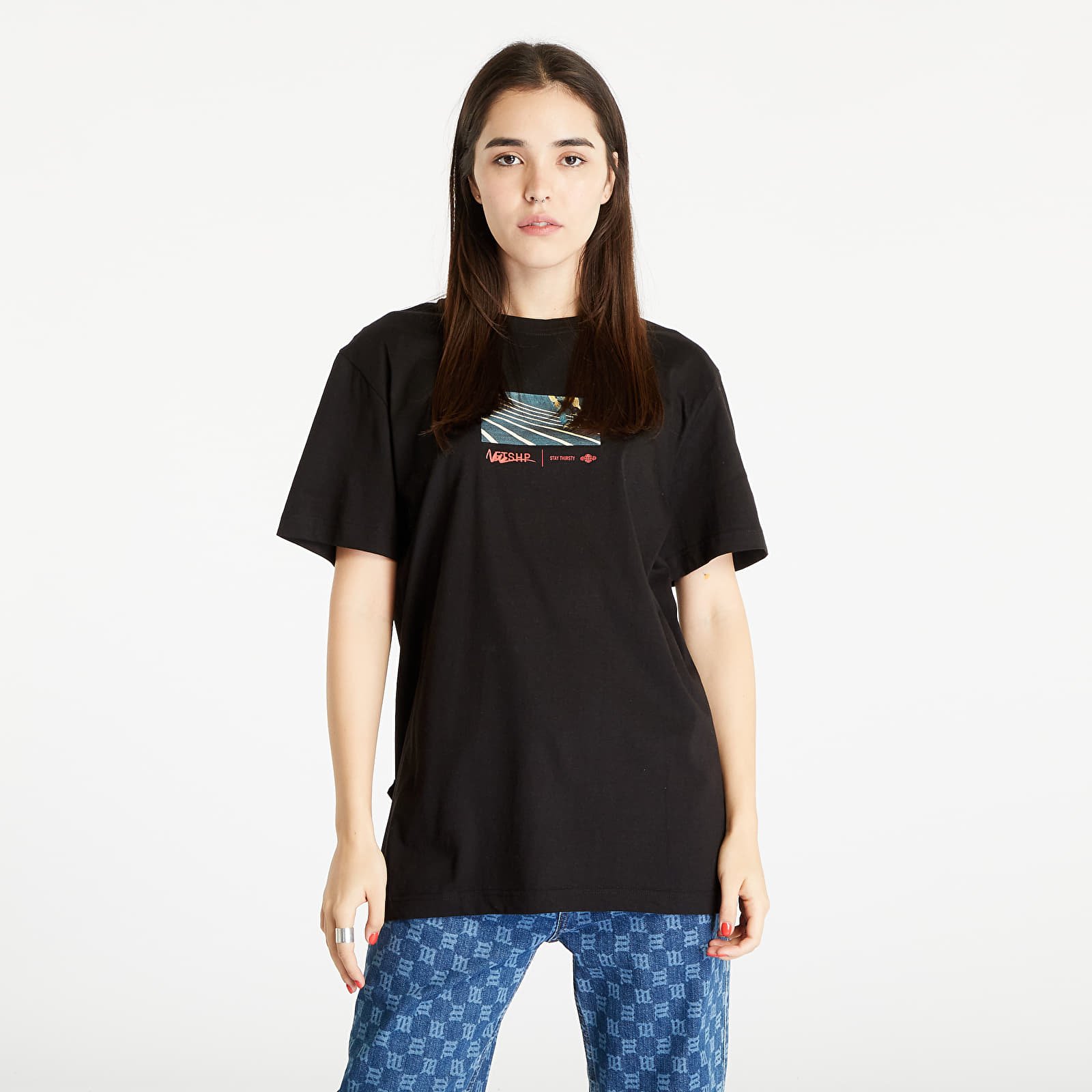 T-Shirts Footshop Surfing Concrete Waves T-Shirt UNISEX Black