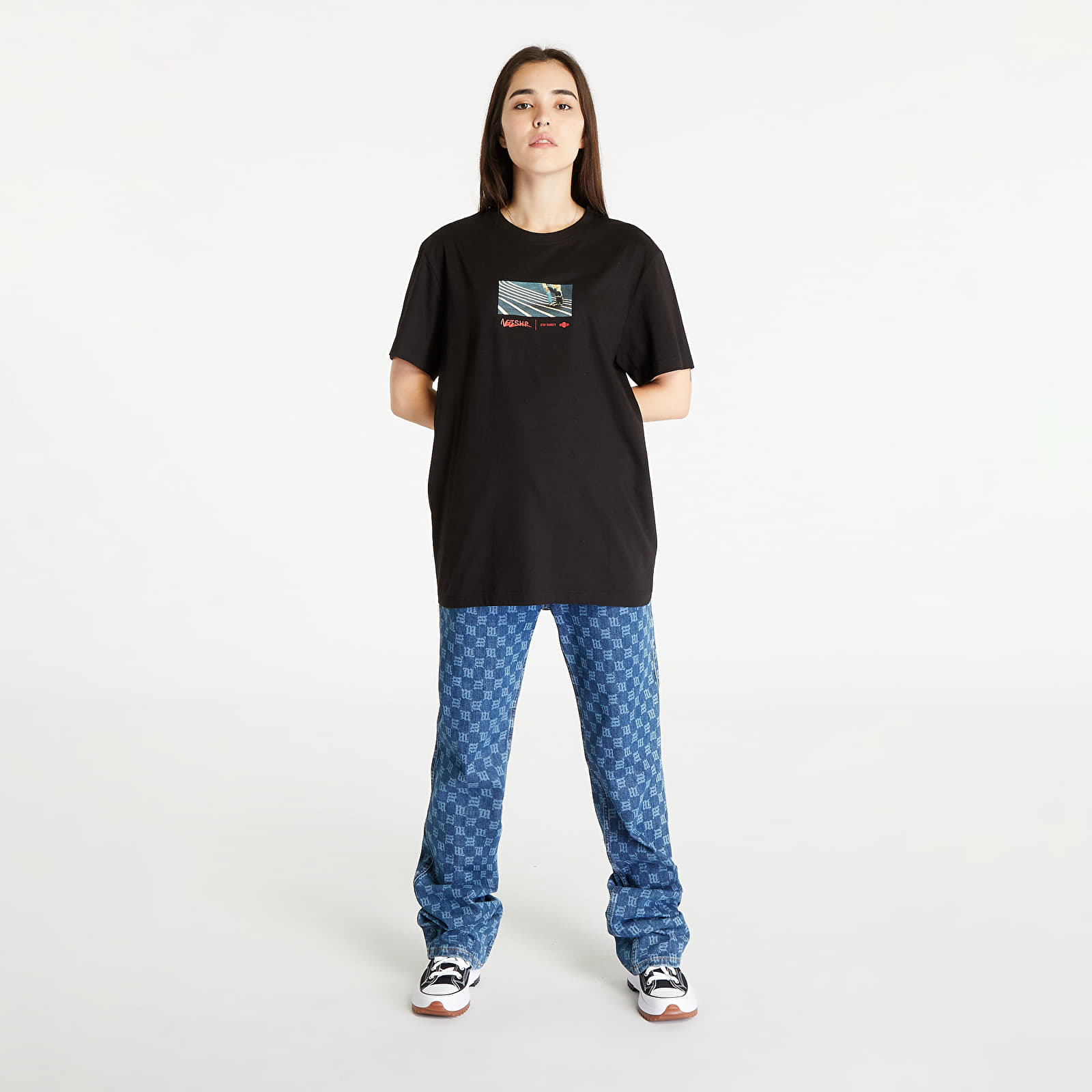 T-Shirts Footshop Surfing Concrete Waves T-Shirt UNISEX Black