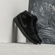 Men s shoes Air Jordan 1 Mid Black White Black Footshop