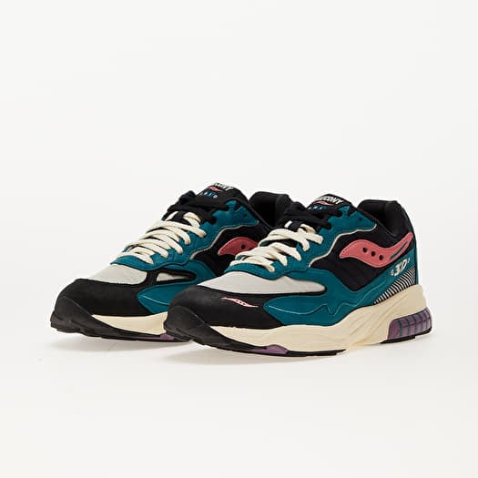 Men s shoes Saucony 3D Grid Hurricane Green Black Footshop