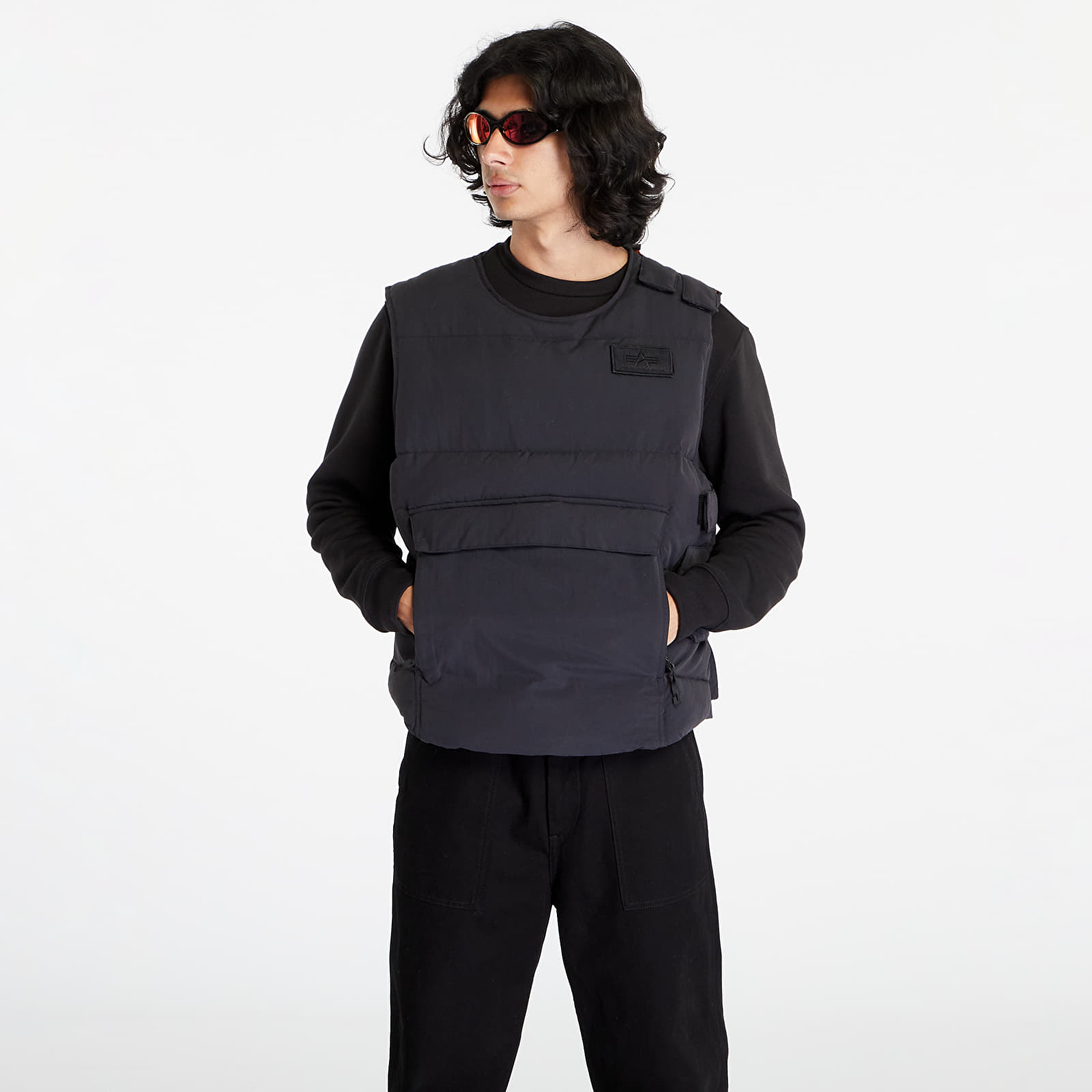 Gilè Alpha Industries Protector Puffer Vest Black