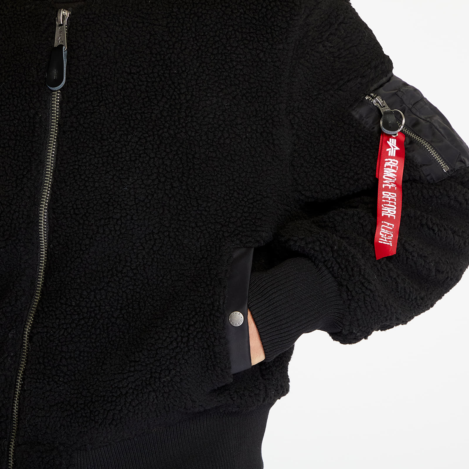 Geci Alpha Industries MA-1 Teddy Black