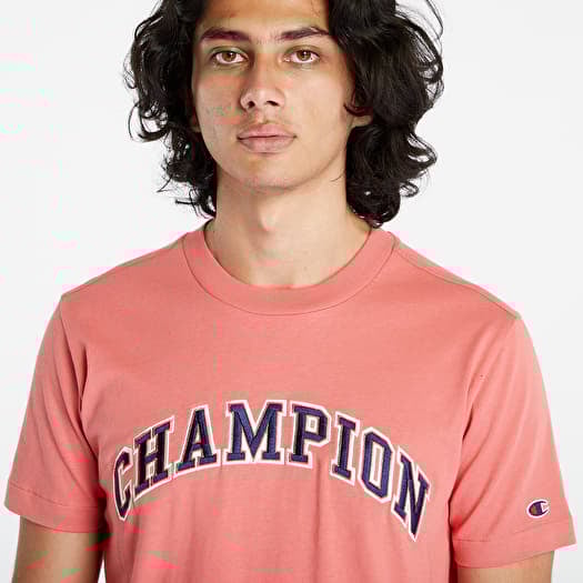 Champion t shirt pink shop