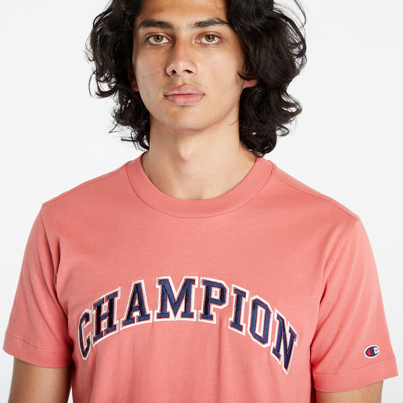 Champion t new arrivals shirt pink logo