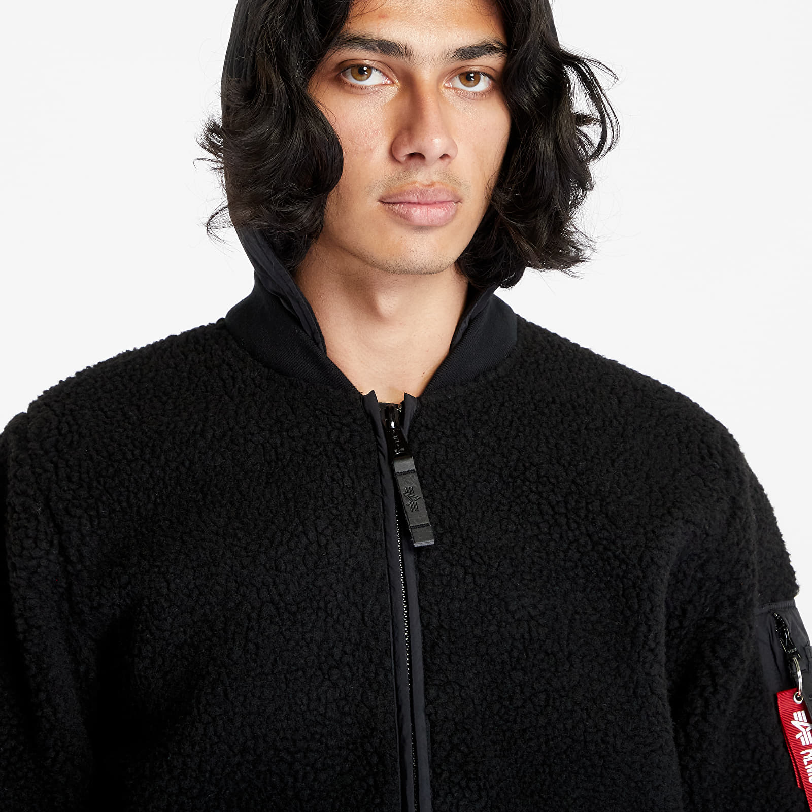 Jacheta Alpha Industries Teddystoff Nylon ZH Jacket Black - 1 | YEO