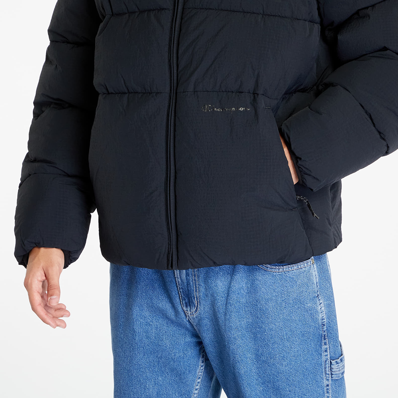 Jakker Champion Hooded Jacket Black