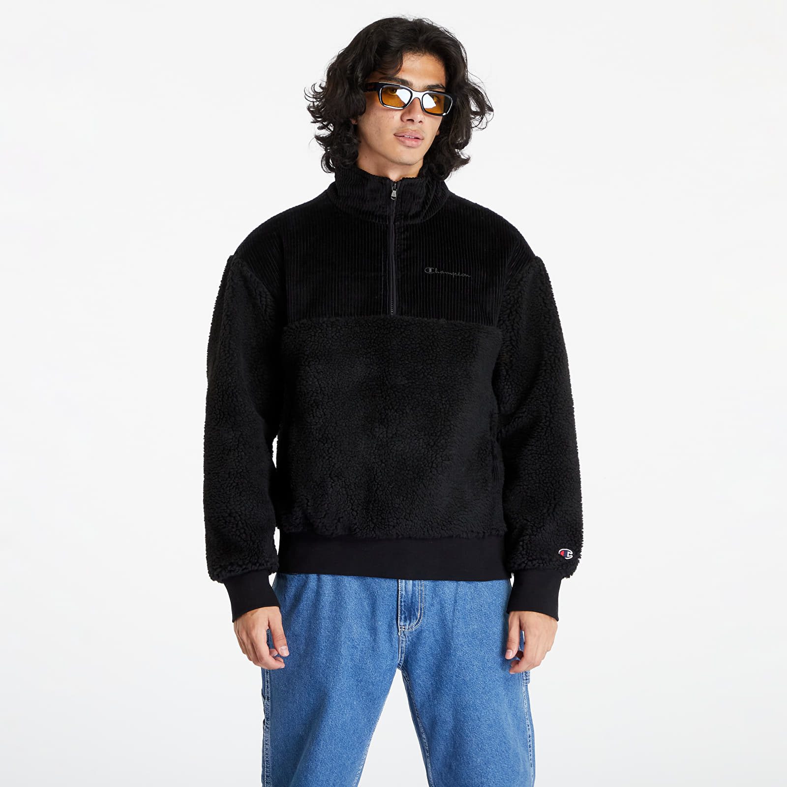 Hoodies and sweatshirts Champion Half Zip Top Black Footshop