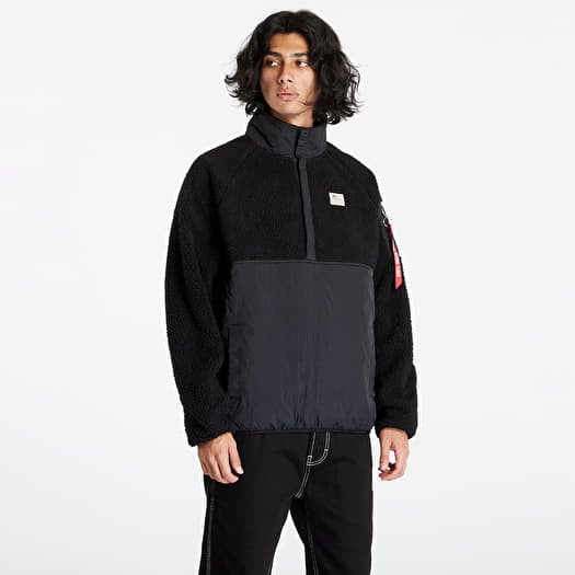 Alpha Industries Teddystoff Nylon Anorak Black