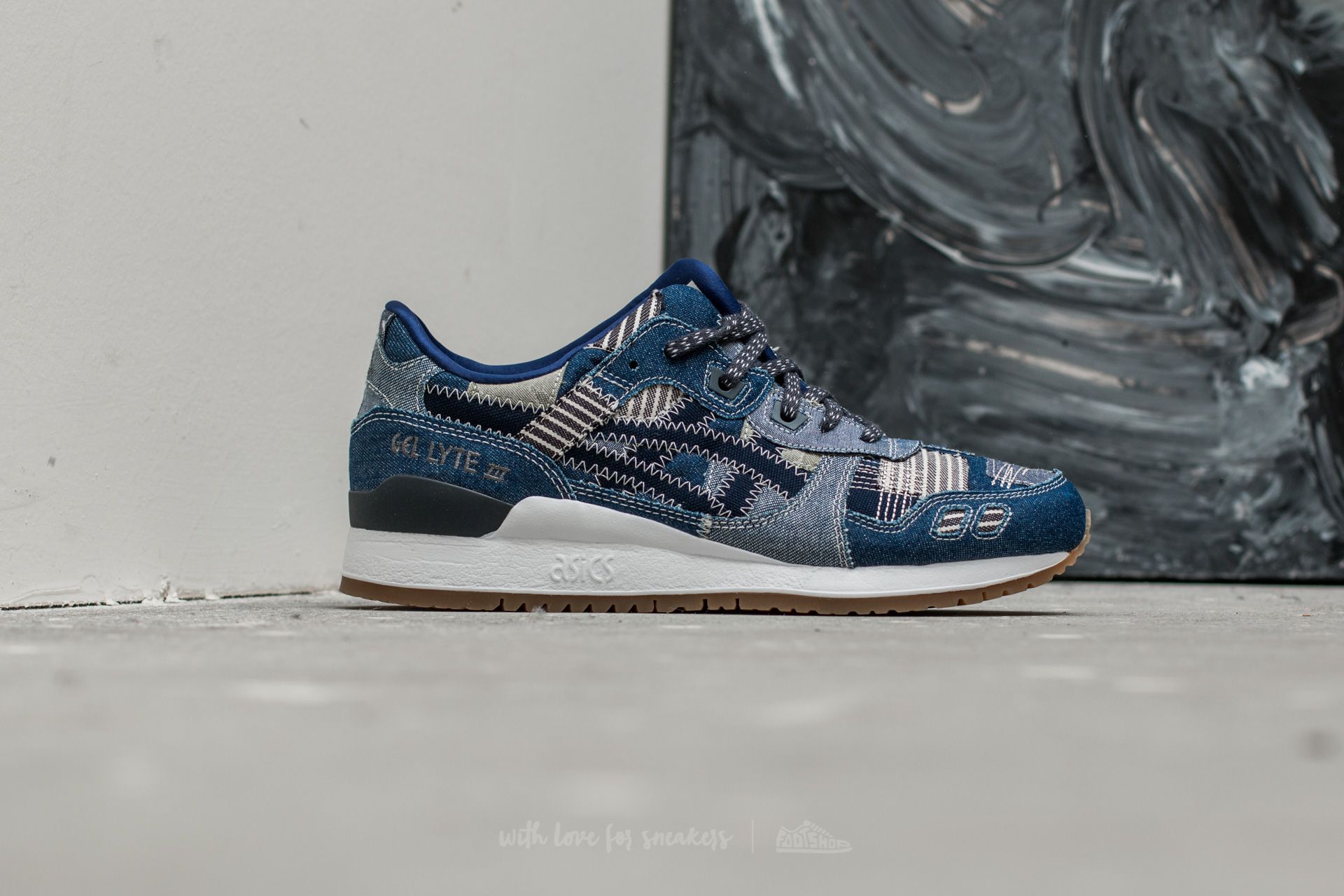 Men s shoes Asics Gel Lyte III Indigo Blue Peacoat Footshop
