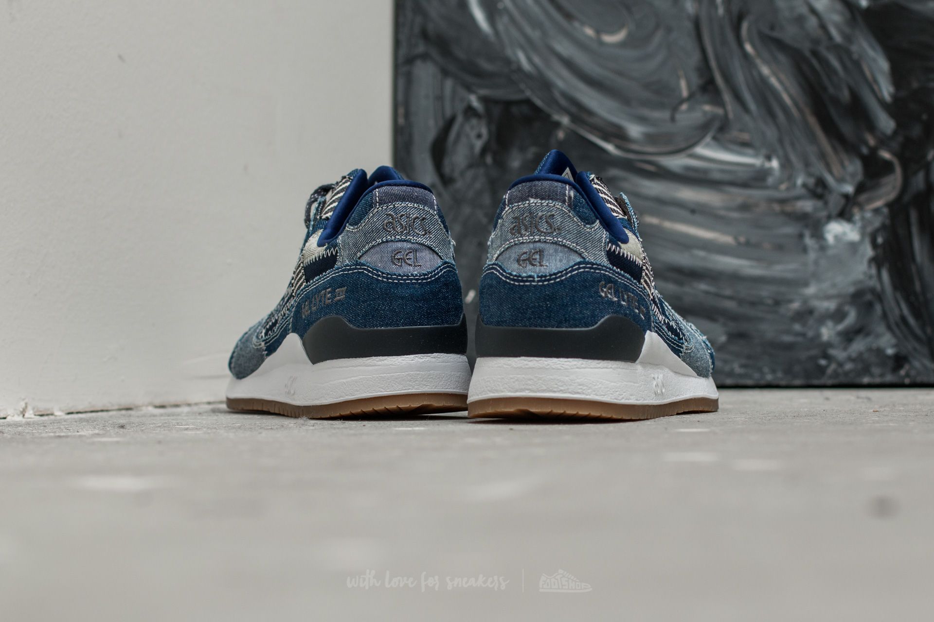 Men s shoes Asics Gel Lyte III Indigo Blue Peacoat Footshop