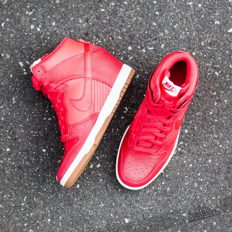 Nike dunk sky hi mujer rojas store