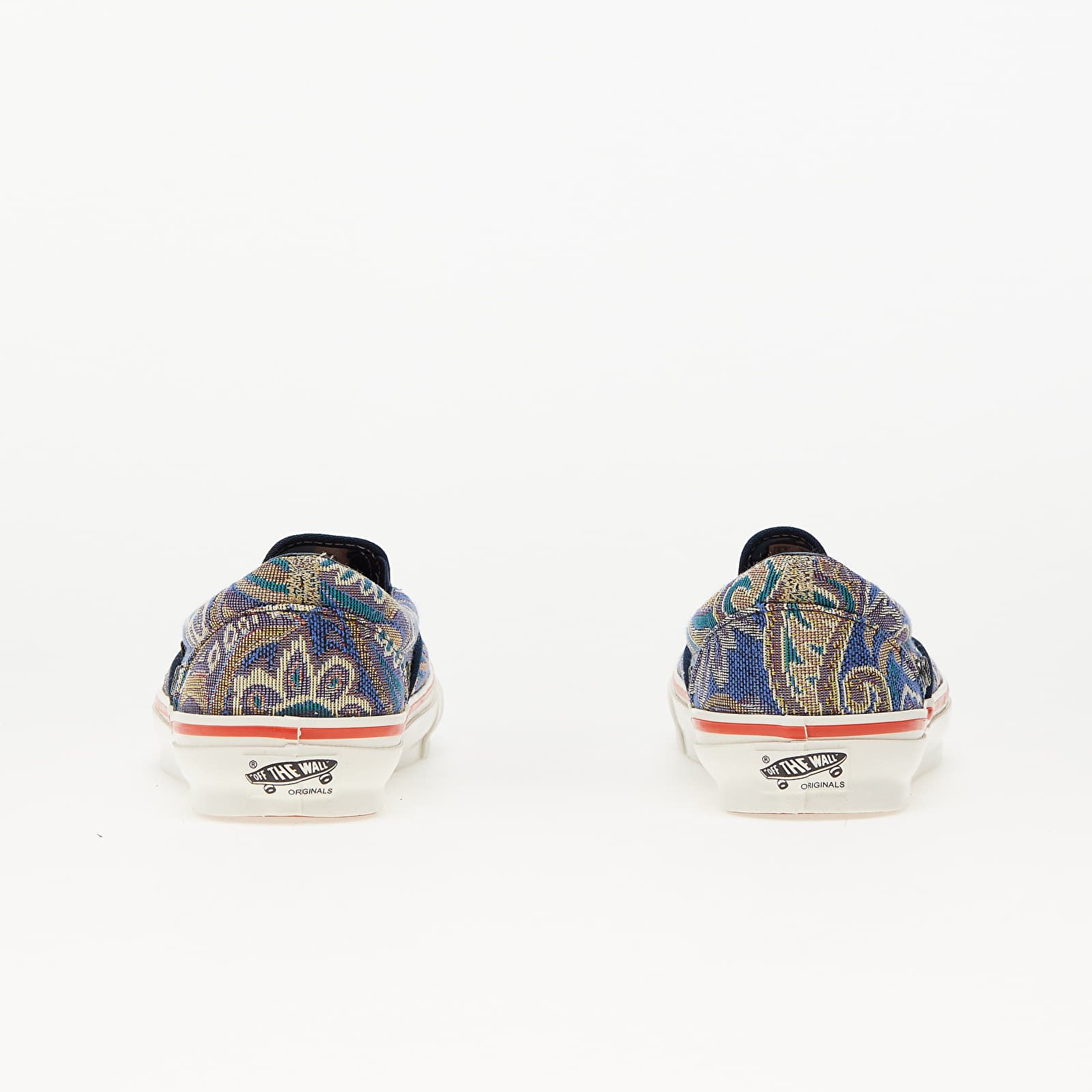 Pánské tenisky a boty Vans Vault x Nigel Cabourn UA OG Classic Slip-On Paisley Vin