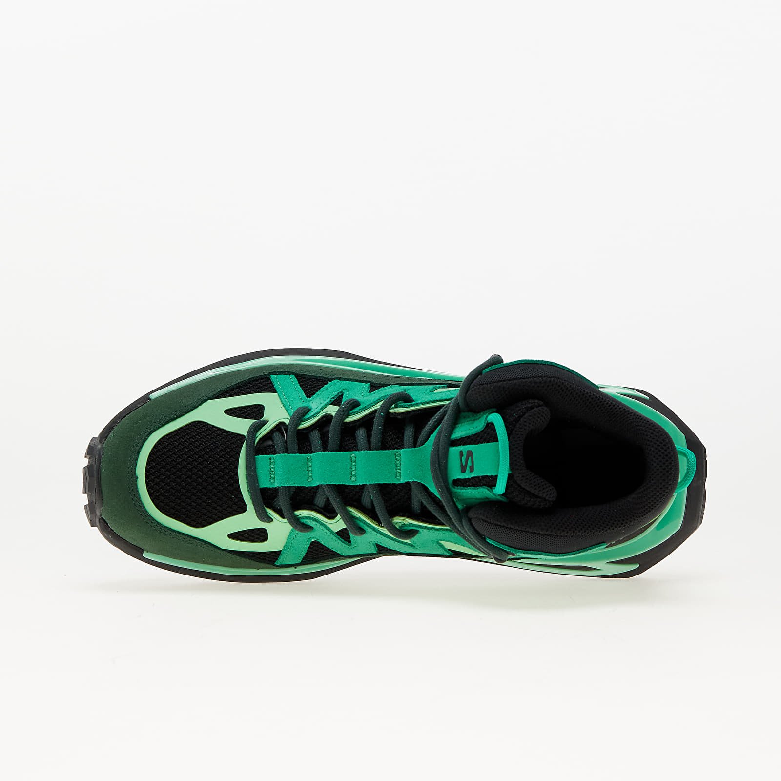 Pánské tenisky a boty Salomon Odyssey Elmt Mid Gtx Eden/ Bright Green/ Black