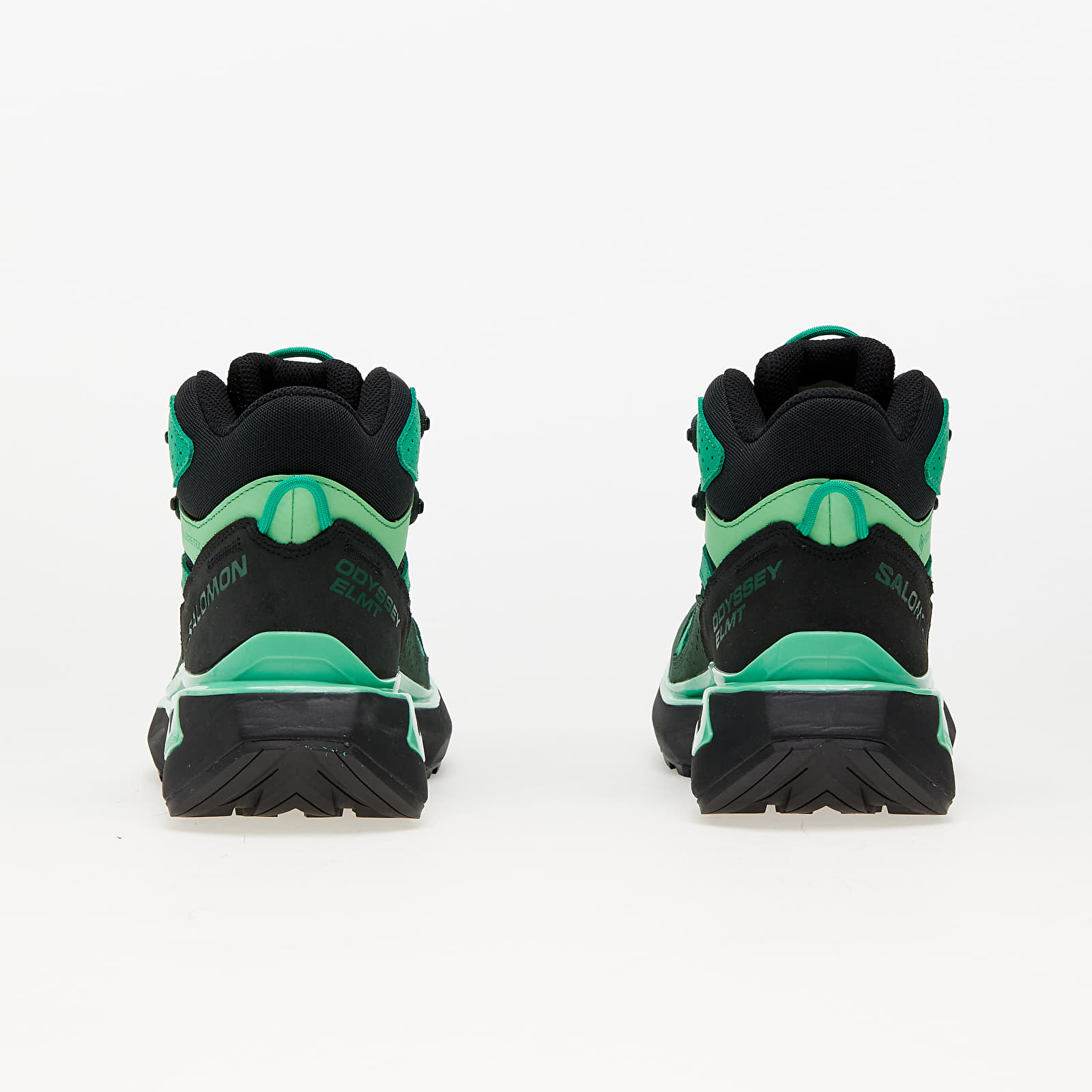 Pánské tenisky a boty Salomon Odyssey Elmt Mid Gtx Eden/ Bright Green/ Black