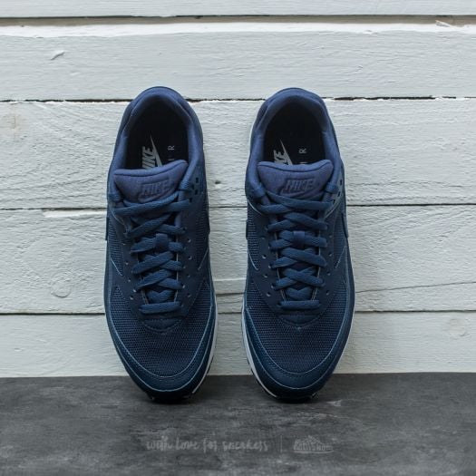 Nike air max online 1 navy blue suede